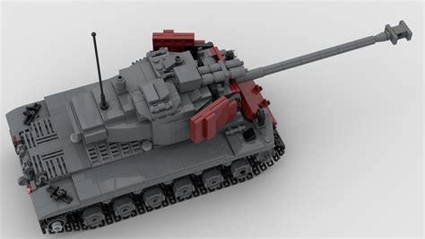 T26E1-1 Super Pershing V1 Red 2K Render 2 by NeyoWargear on DeviantArt