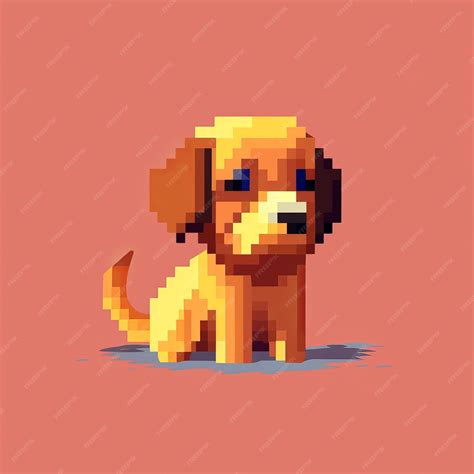 Premium AI Image | Creating A Cute Dog Character In Minecraft With ...