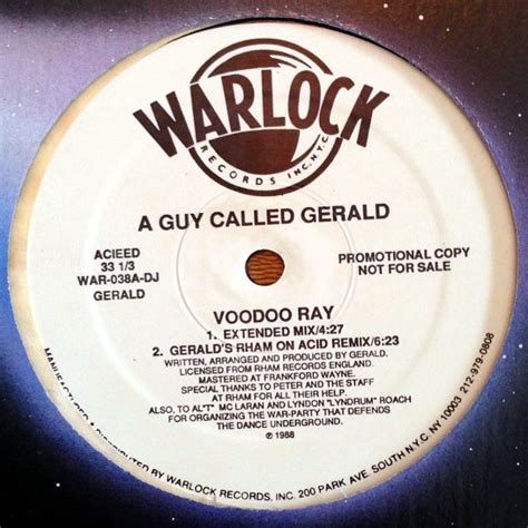 A Guy Called Gerald - Voodoo Ray (1988, Vinyl) | Discogs