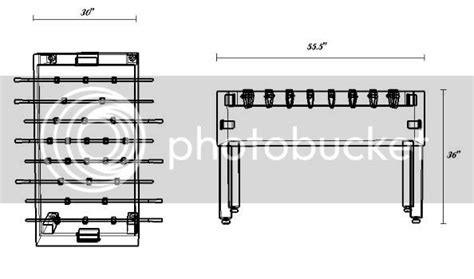 Wood Build Your Own Foosball Table PDF Plans