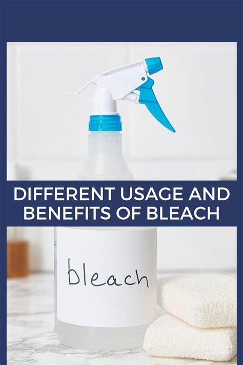 Different usage and benefits of bleach | Clean house, Cleaning, Cleaning with bleach