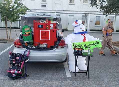 HAPPY HALLOWEEN! This years Trunk or Treat set up. : r/ghostbusters