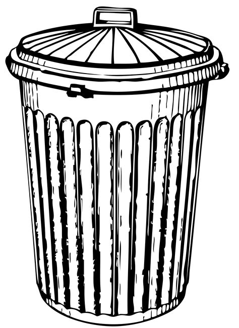 Free Bin Clipart Black And White, Download Free Bin Clipart Black And ...