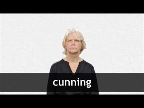 CUNNING definition in American English | Collins English Dictionary