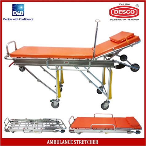 Folding Ambulance Stretcher, Aluminium at Rs 39000 in Delhi | ID ...