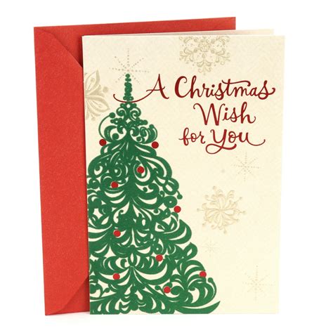 Hallmark Mahogany Christmas Card (Christmas Tree Wish) - Walmart.com ...