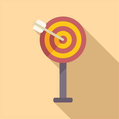 Bullseye on target with arrow 45405115 Vector Art at Vecteezy