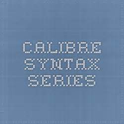 The calibre template language — calibre User Manual | Syntax, Templates ...