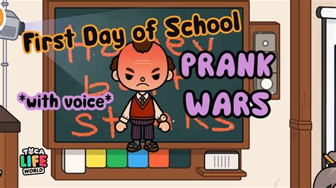 Prank Wars Student VS Principal!! Toca Boca Story *with voice* toca roleplay - YouTube