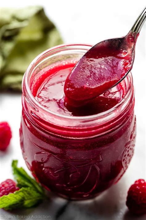 Easy Raspberry Sauce Recipe - Sally's Baking Addiction