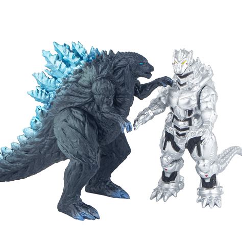 Buy New 2021 Godzilla Action Figures Set of 2 PCS | Big Godzilla Earth MechaGodzilla | Godzilla ...