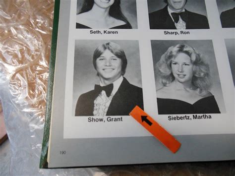 GRANT SHOW HIGH SCHOOL YEARBOOK/ORIGINAL 1980 AYER, MILPITAS, CALIFORNIA/ACTOR | eBay