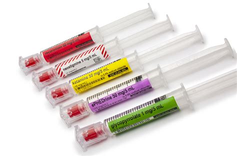 Pre-filled Anesthesia Syringes