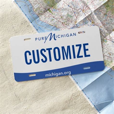 Michigan Custom License Plate | Zazzle.com | Custom license plate ...