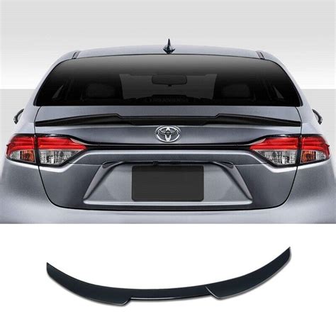 For 2020-2024 Toyota Corolla Sedan Gloss Black JDM Rear Trunk Spoiler ...