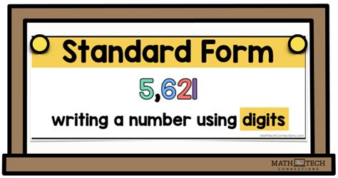 Standard Form - Math Tech Connections