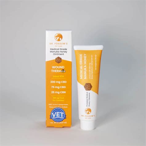 Dr. Fossum's Pet Care Launched Wound Therabee - A Manuka Honey Ointment for Pets - Dr. Fossum's ...