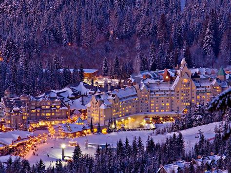 Just another mid-winter night in Whistler village. #Whistler ...