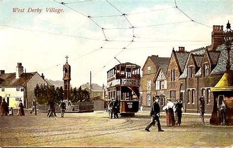 Liverpool c 1900s Postcard - West Derby Village | Liverpool history ...