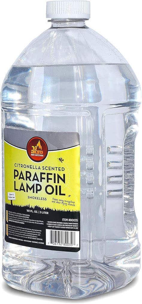 Amazon.com: Citronella Scented Lamp Oil, 3 Liter - Smokeless and Odorless Insect and Mosquito ...