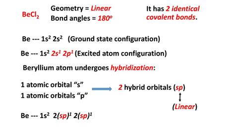 Becl2 Electron Pair Geometry