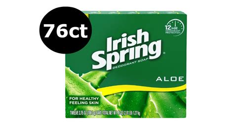 Irish Spring Aloe Vera Bar Soap $0.45 each Shipped on Amazon - Daily Deals & Coupons