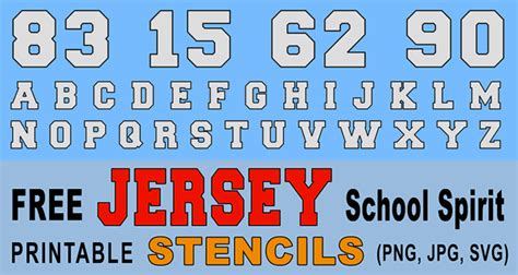 Jersey Letter Font