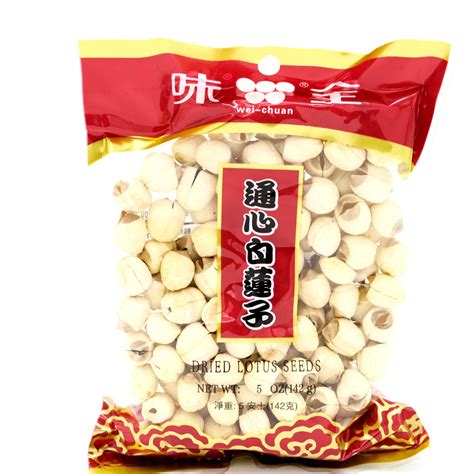 Wei Chuan Dried Lotus Seeds - 5 oz (142 g) - Well Come Asian Market