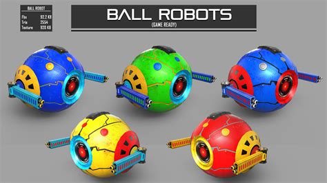 ArtStation - Ball Robots Pack