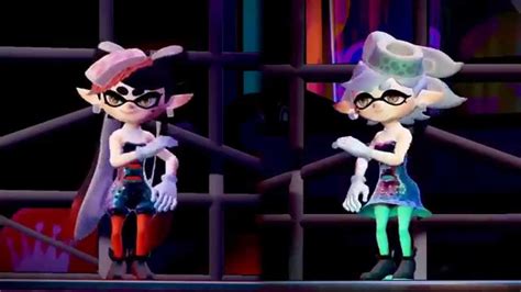 Splatoon - squid sisters performing at splatfest for 10 minutes. - YouTube