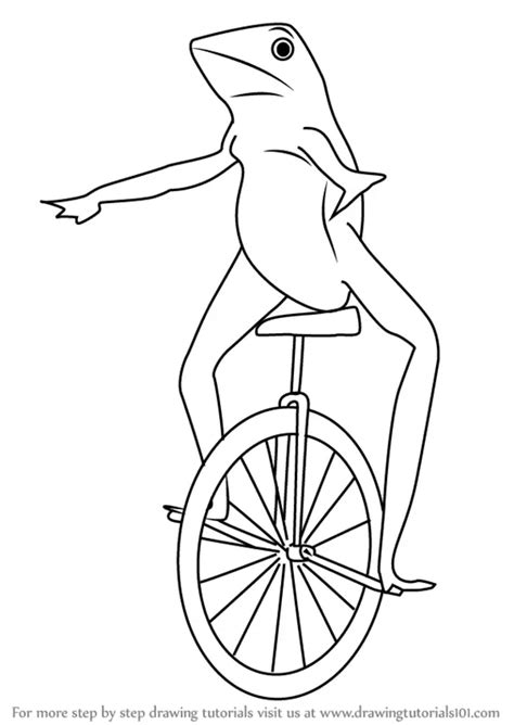 Learn How to Draw dat Boi (Memes) Step by Step : Drawing Tutorials