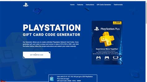 Playstation Gift Card Code Generator Landing Page Template - YouTube