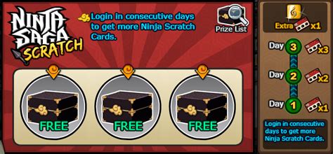 Ninja Scratch Card - Ninja Saga Wiki - Missions, Strategies, Battles, Attacks, Attributes, and more!