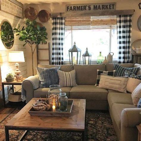 23 Farmhouse Living Room Designs & Ideas to Try in 2021