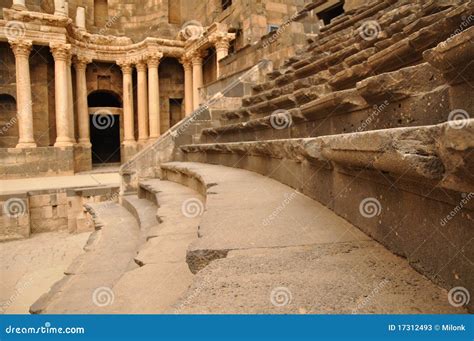 Amphitheatre Auditorium, Bosra Stock Image - Image of tourism, arabic ...