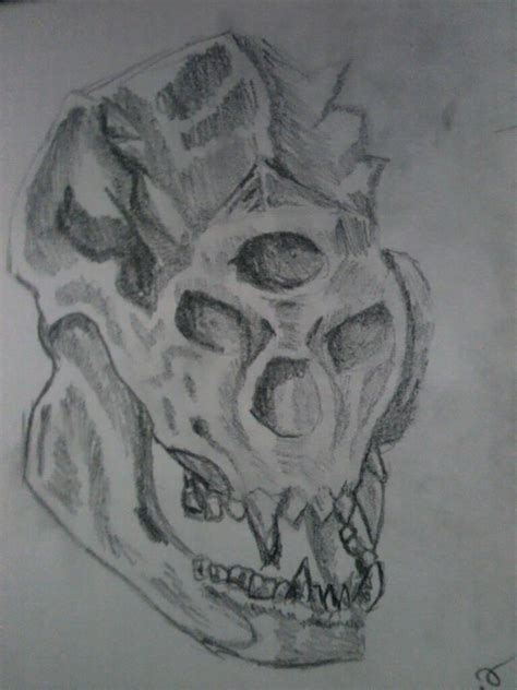 Day 31. Skyrim Troll Skull by xXgabby-louXx on deviantART