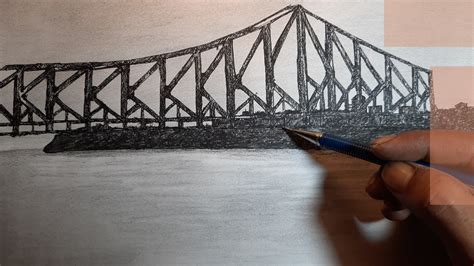 Howrah Bridge Kolkata Sketch