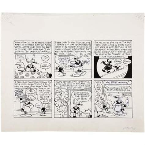 Bobby London - Dirty Duck Comic Strip Orig. Art