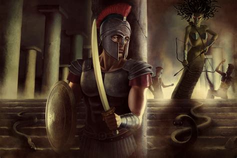 Perseus versus Medusa by GabrielWyse on DeviantArt