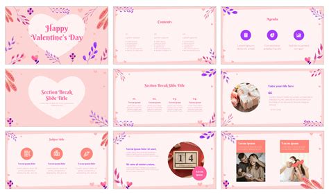 Valentine's Google Slides Template Free