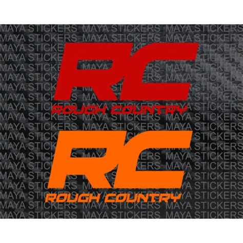 Rough country logo decal stickers for cars