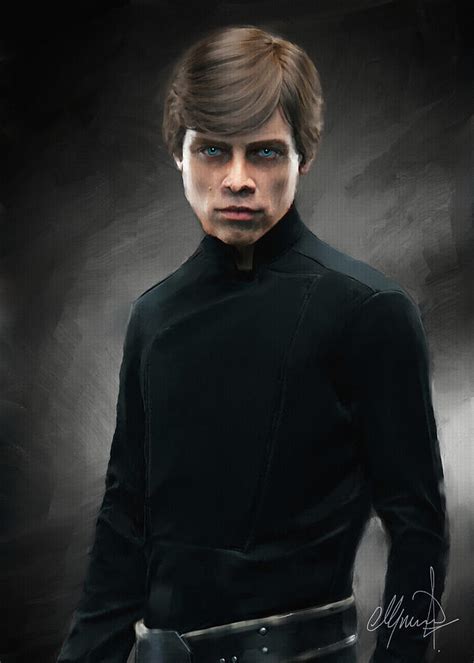 Luke Skywalker Digital Art by Michael Greenaway