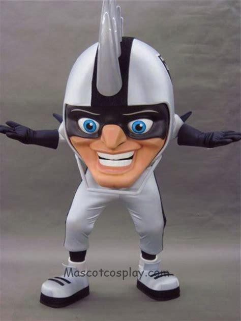 Strange New Oakland Raiders Rusher Mascot Costume