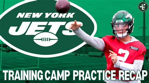 Zach Wilson's BEST Practice YET! New York Jets Training Camp Practice ...