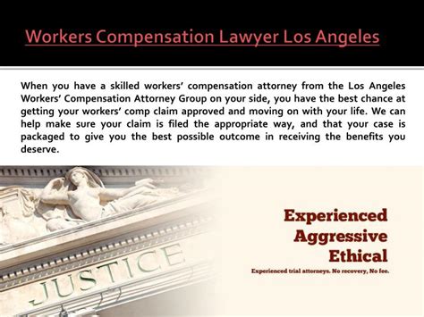 PPT - Workers Compensation Lawyer Los Angeles PowerPoint Presentation - ID:3773428