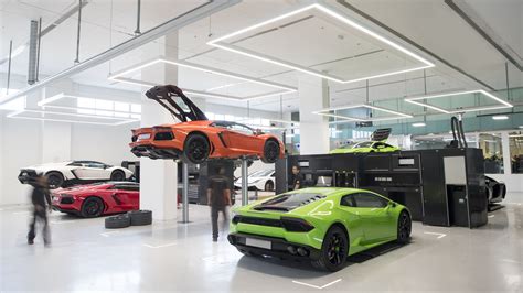 Largest Lamborghini Dealership on Earth Built in Dubai - The Drive