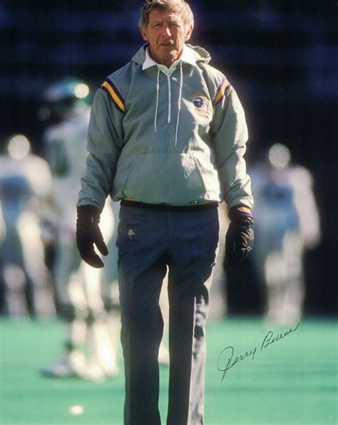 Jerry Burns Autographed/Signed Minnesota Vikings 8×10 Photo Coach 30135 ...