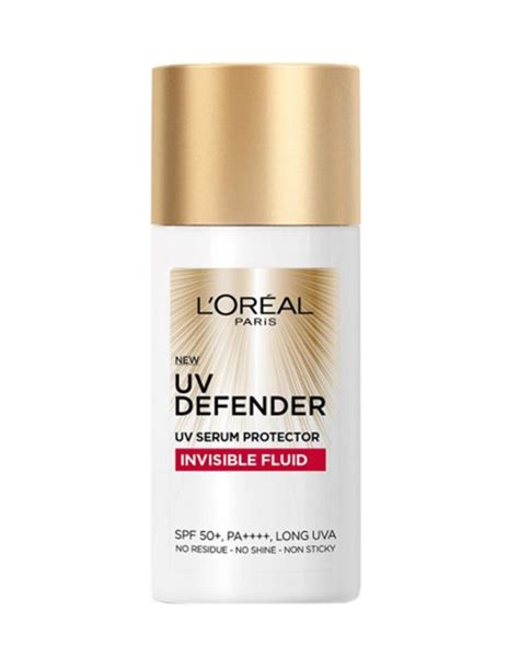 L'Oreal Paris UV Defender Invisible Fluid Sunscreen SPF50+ PA ...