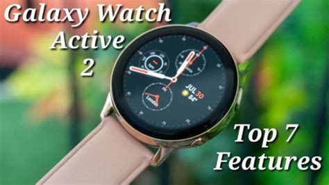 Samsung Galaxy Watch Active 2 Top 7 Features - YouTube
