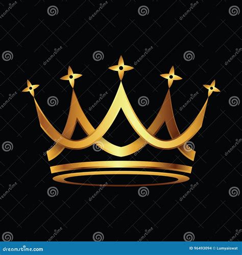 Vector Crown Background Royalty-Free Stock Image | CartoonDealer.com ...